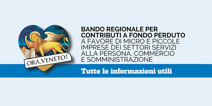 Regione Veneto – Contributi a fondo perduto per le micro e piccole imprese